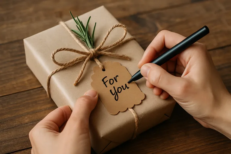 Persoonlijke touch aan je cadeau